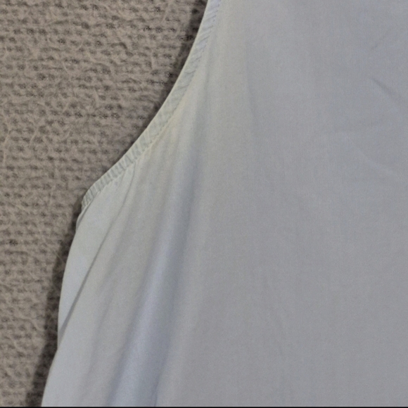 Acne Studios Women's Sleevless Cotton Blue Collered Button Up Top 36 - Picture 6 of 9